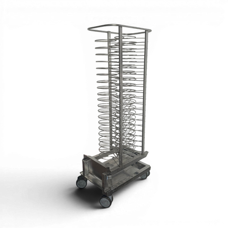 Mobile Plate Rack 60 Plates - Banquetting Trolley