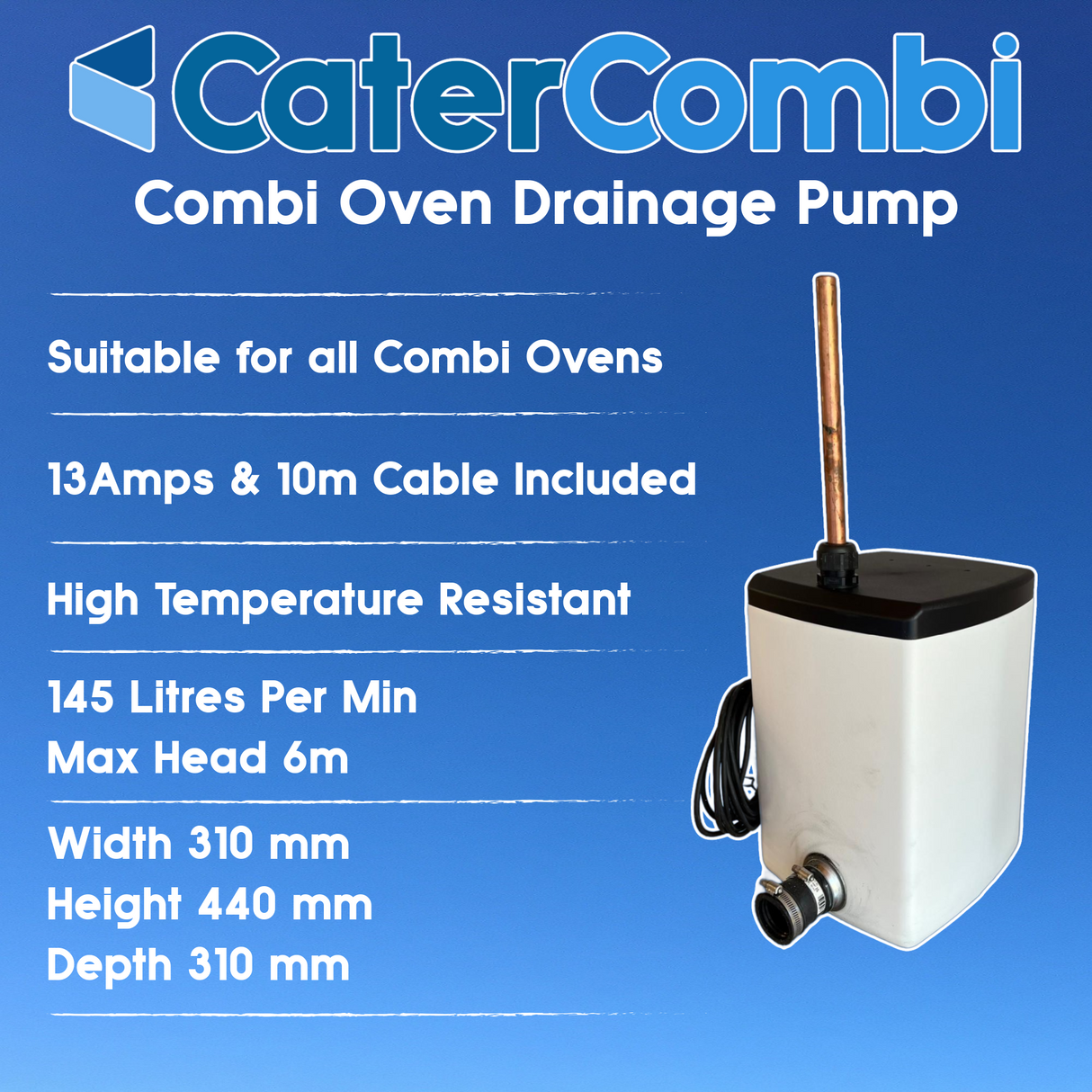 Combi Oven Waste Drainage Pump