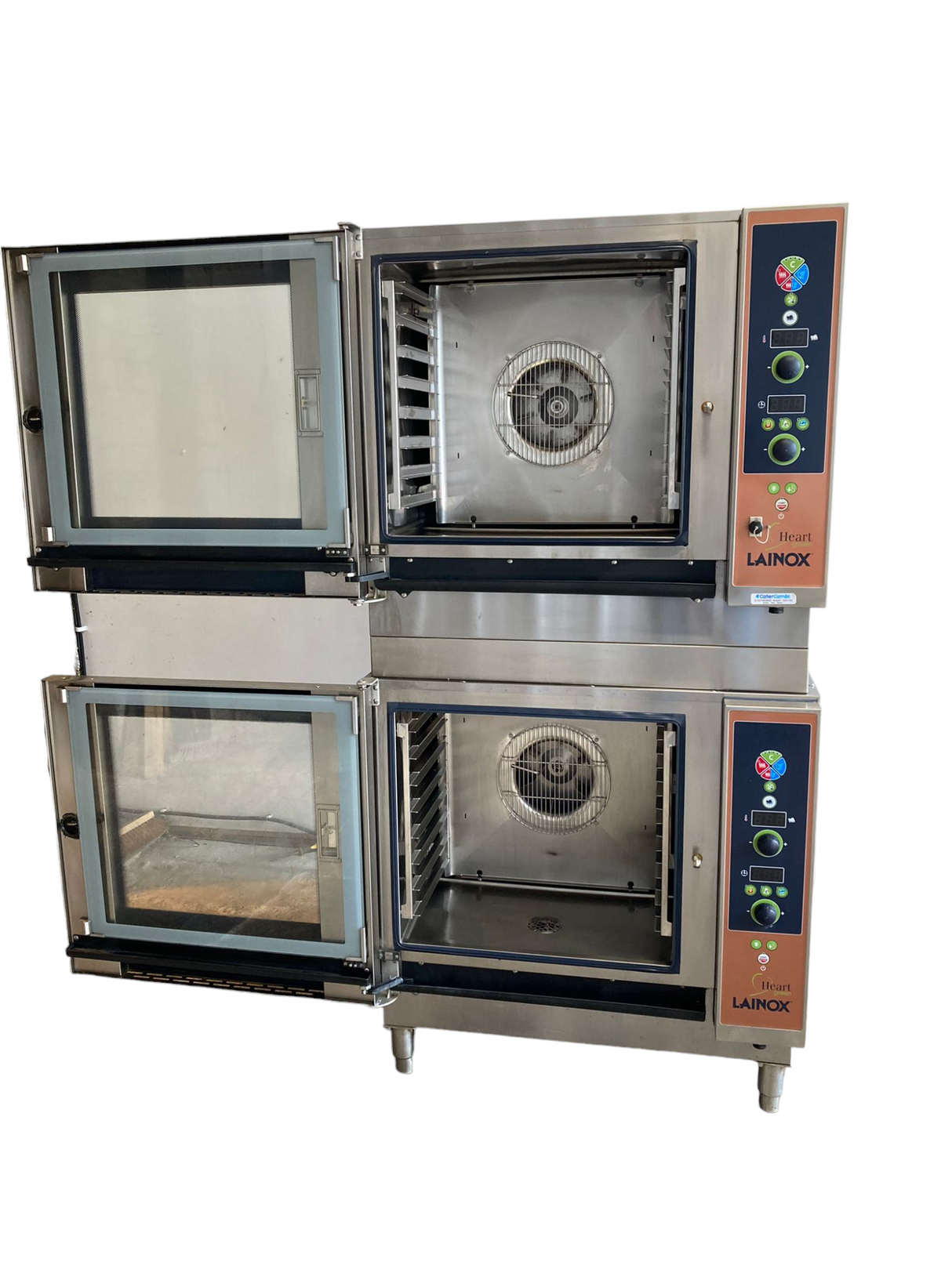 Lainox Heart Green 2 x 8 Grid Stacked Ovens LPG