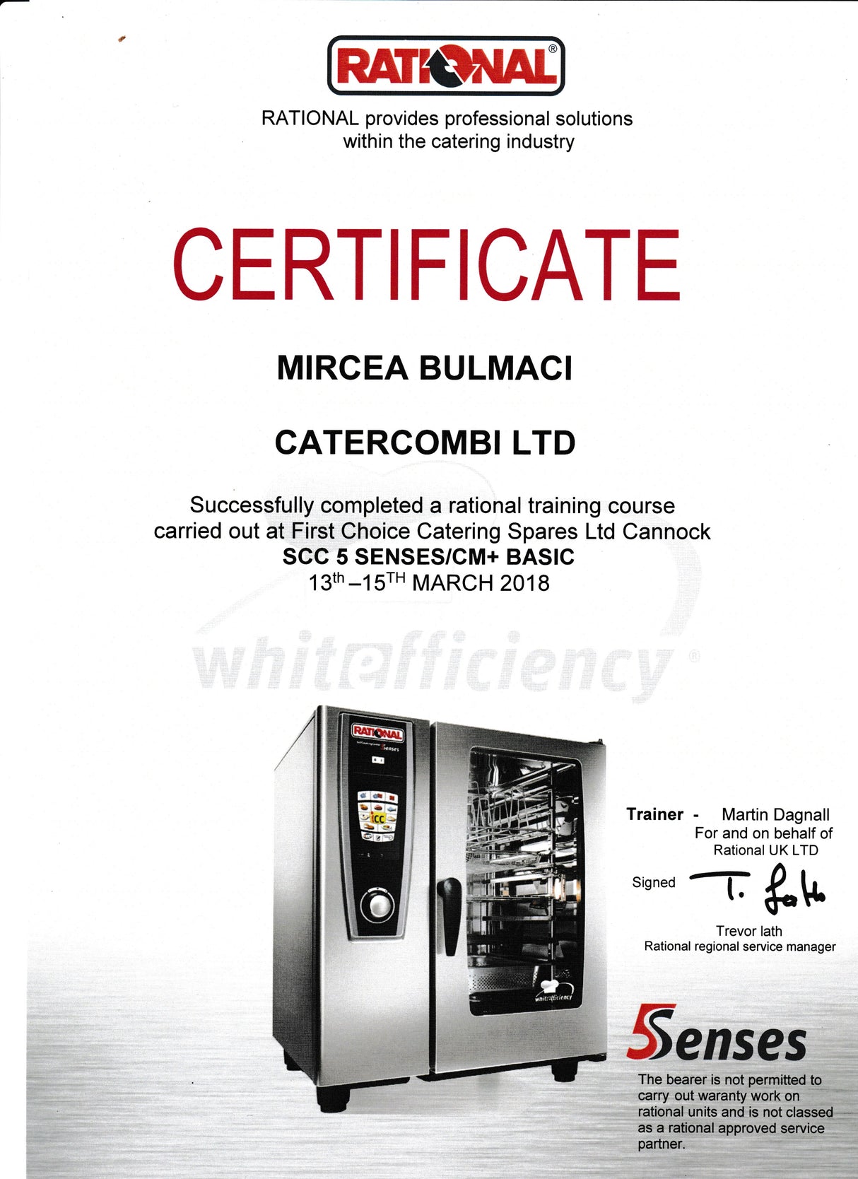 Rational SCC WE 5 Senses Care Control 6 Grid Electric 1 Phase