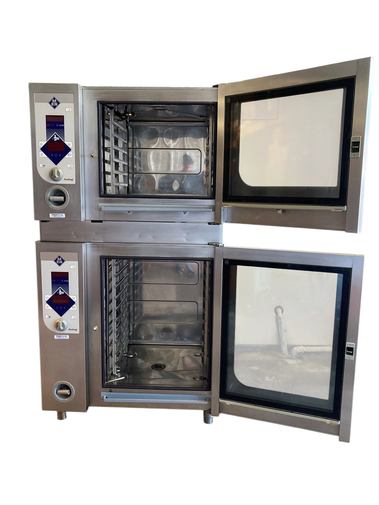 MKN HansDampf 10 Grid + 6 Grid Stacked Ovens Gas