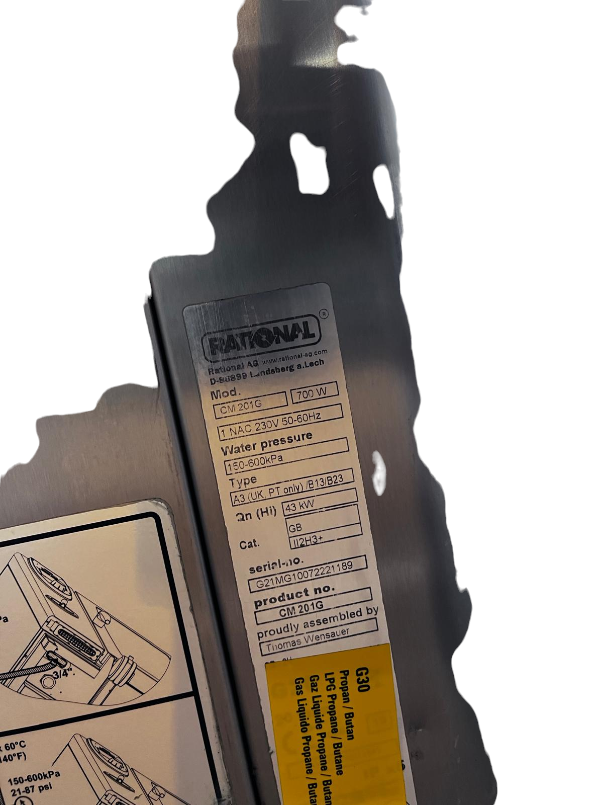 Rational CombiMaster 20 x 1/1 GN Gas