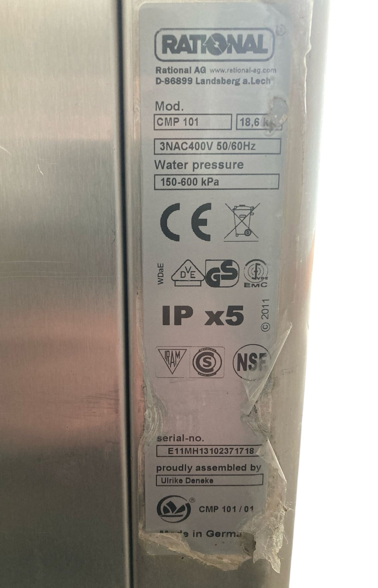 Rational CMP 10 Grid Electric 3 Phase