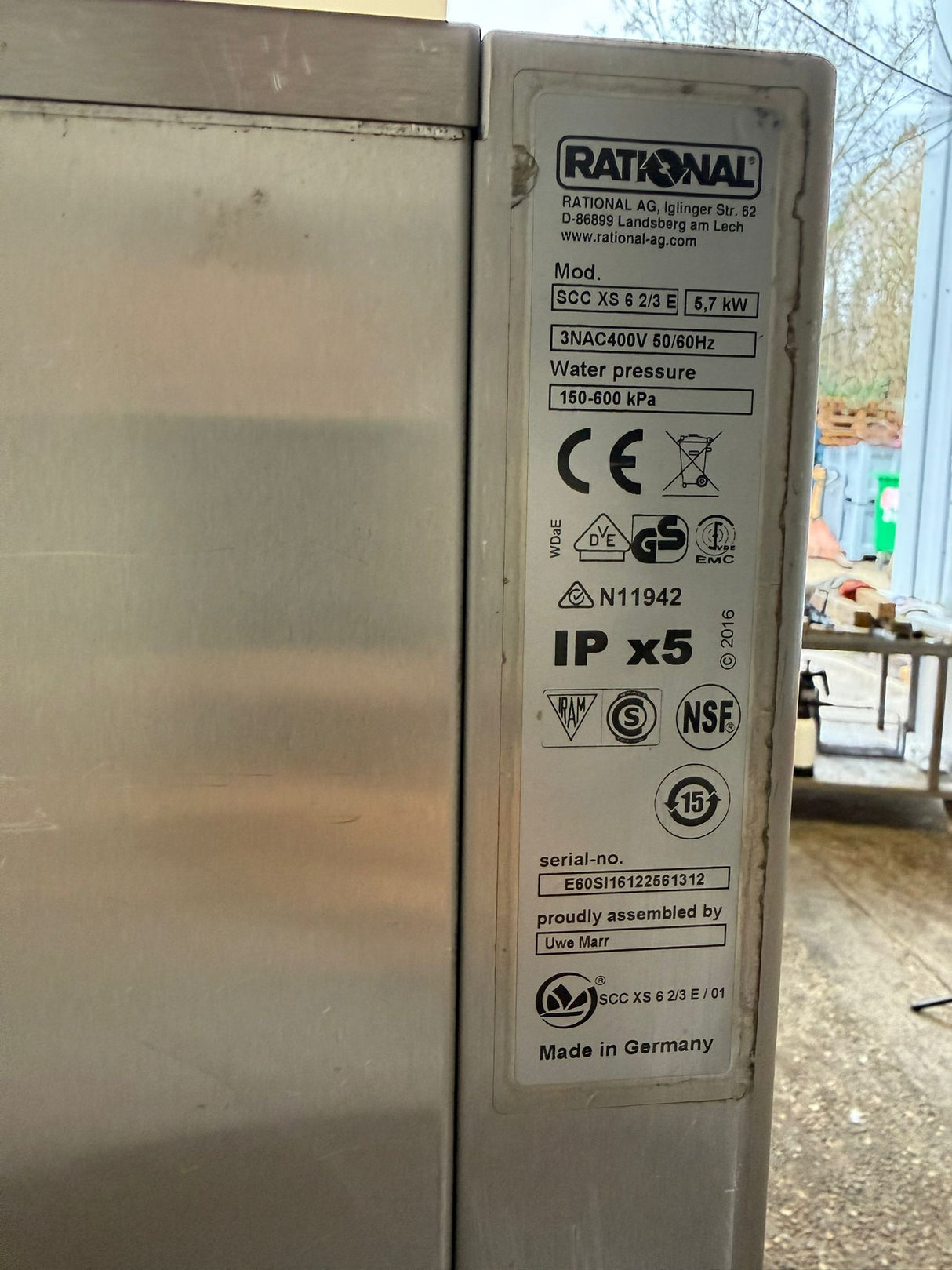 Rational SelfCookingCenter® White Efficiency XS - Electric