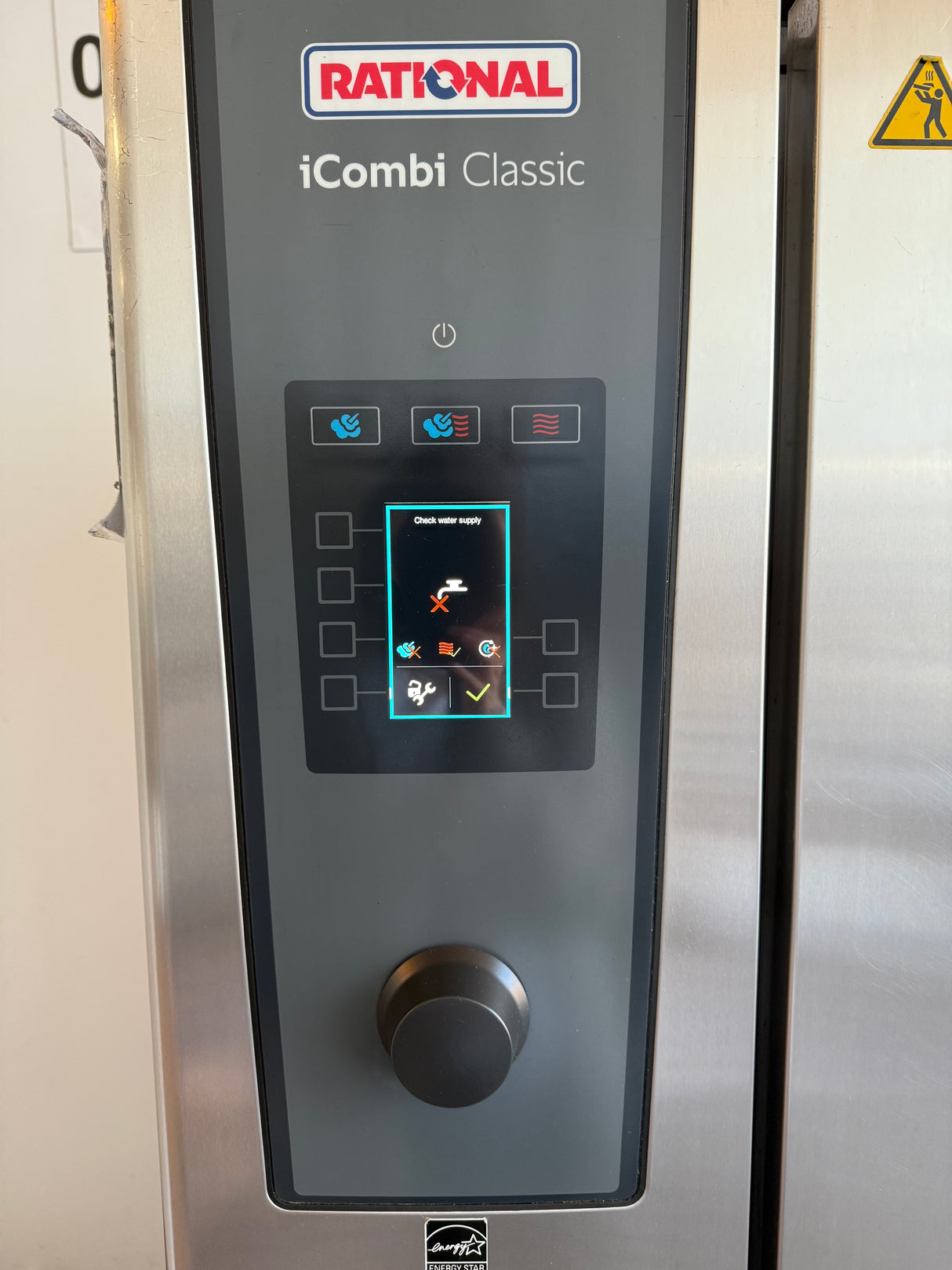 Rational iCombi Classic 10 Grid Electric with left hand door and upgraded stand
