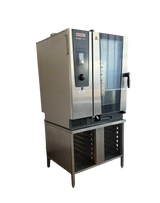 Rational iCombi Classic 10 Grid Electric with left hand door and upgraded stand