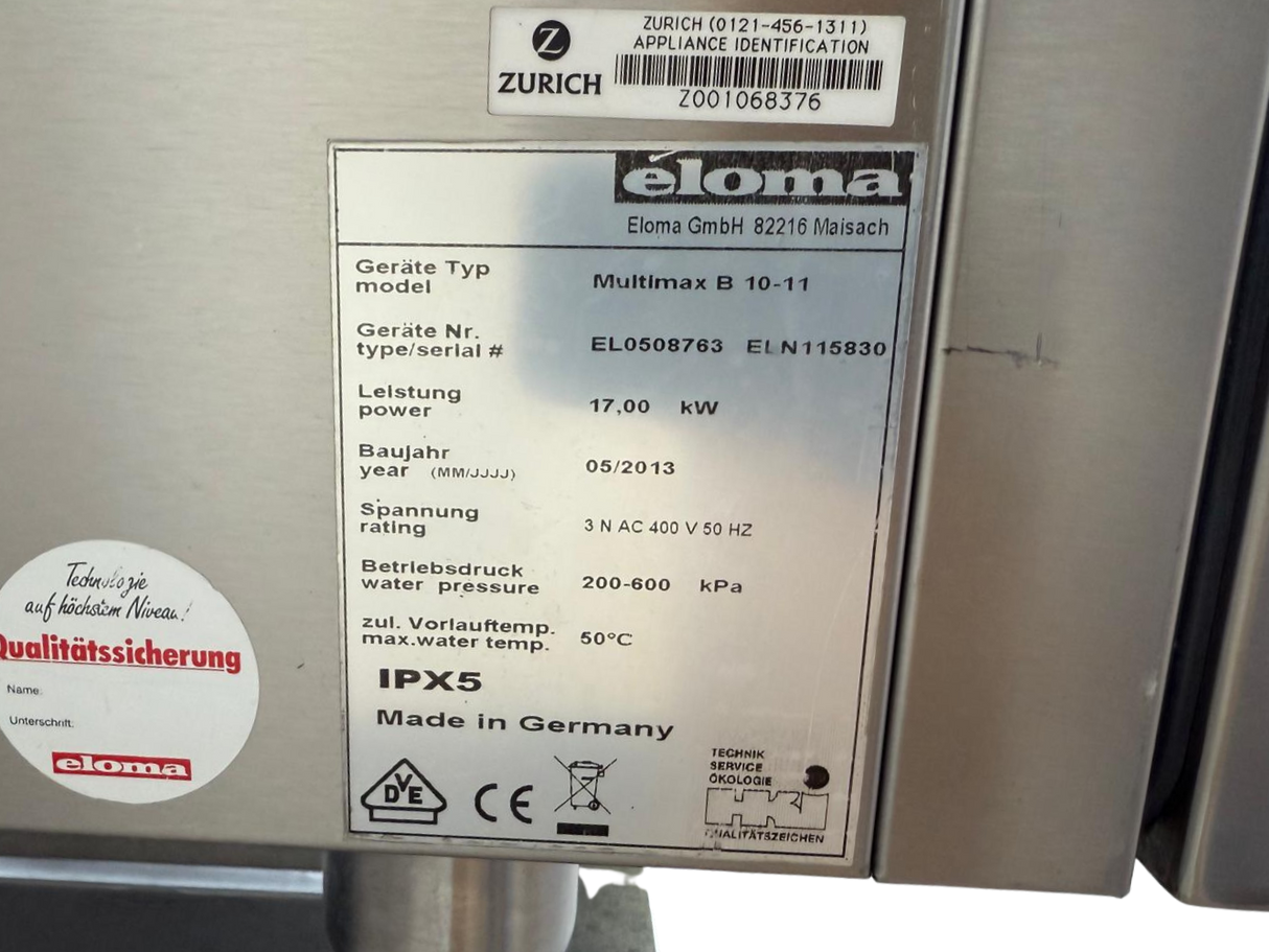 Eloma Multimax B 10 Grid Electric 3 Phase