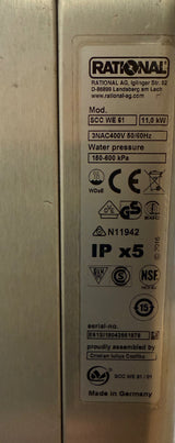 Rational SCC WE 6 Grid Single Phase Electric