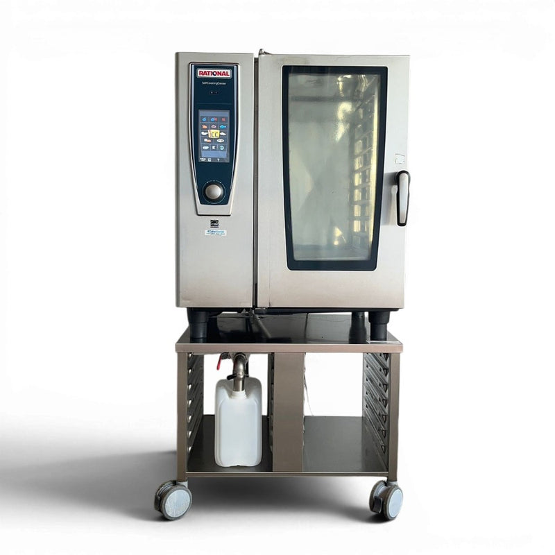Rational SelfCookingCenter® White Efficiency (SI) with Grease Trap - 10 x 1/1, Electric (LH Hinge)