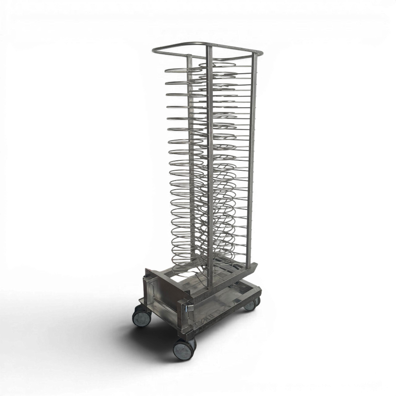 Mobile Plate Rack 60 Plates - Banquetting Trolley