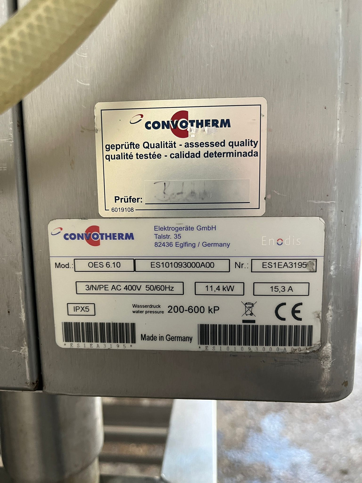 Convotherm OES 6 Grid Electric 3 Phase