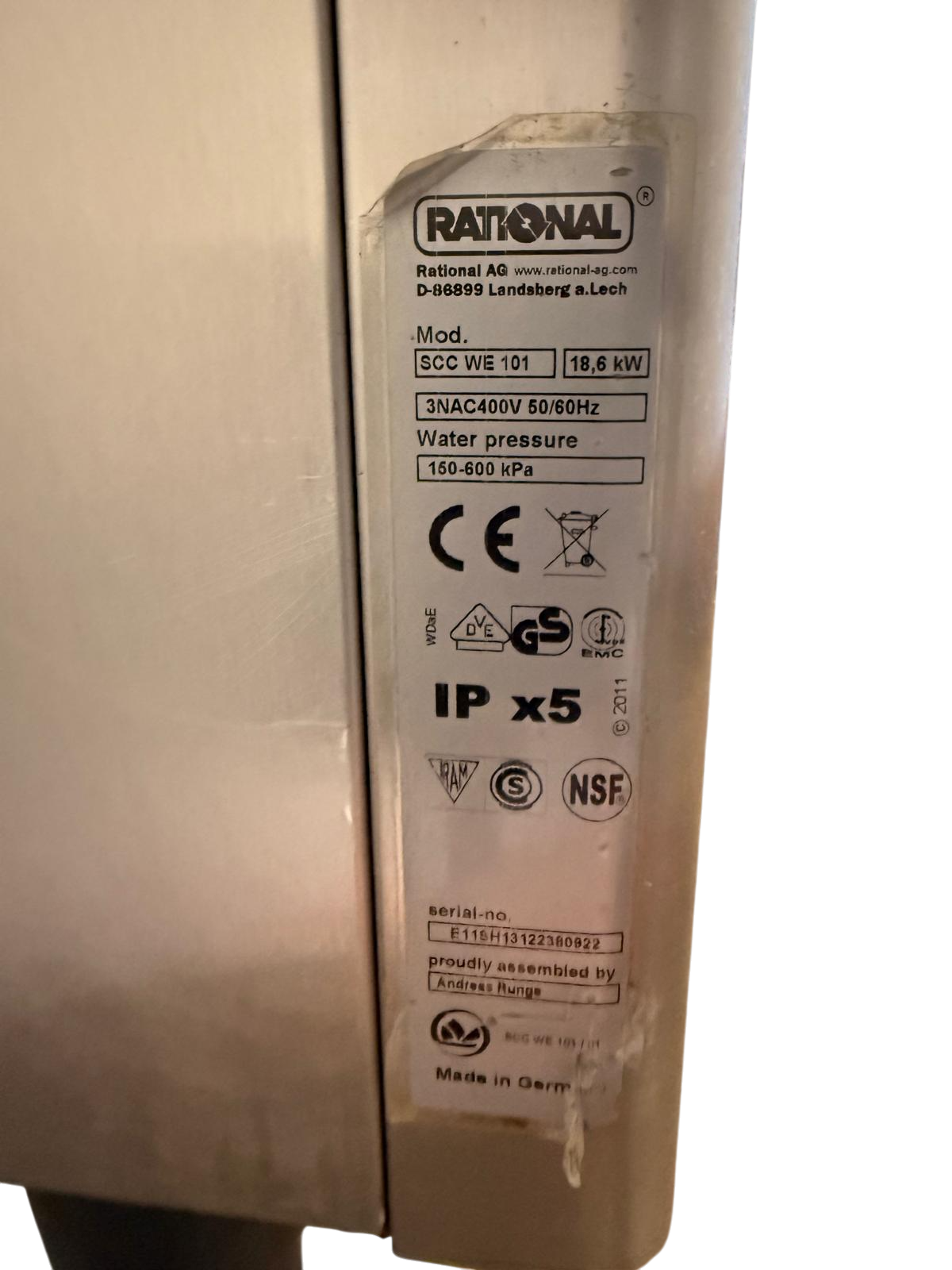 Rational SelfCookingCenter® Whitefficiency® (SCC WE) 10-Grid Electric