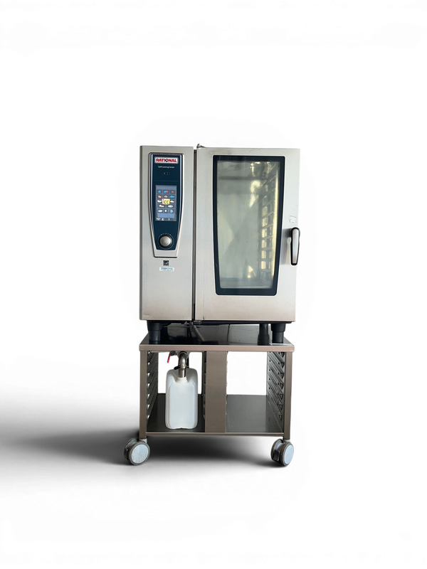 Rational SelfCookingCenter® White Efficiency (SI) with Grease Trap - 10 x 1/1, Electric (LH Hinge)