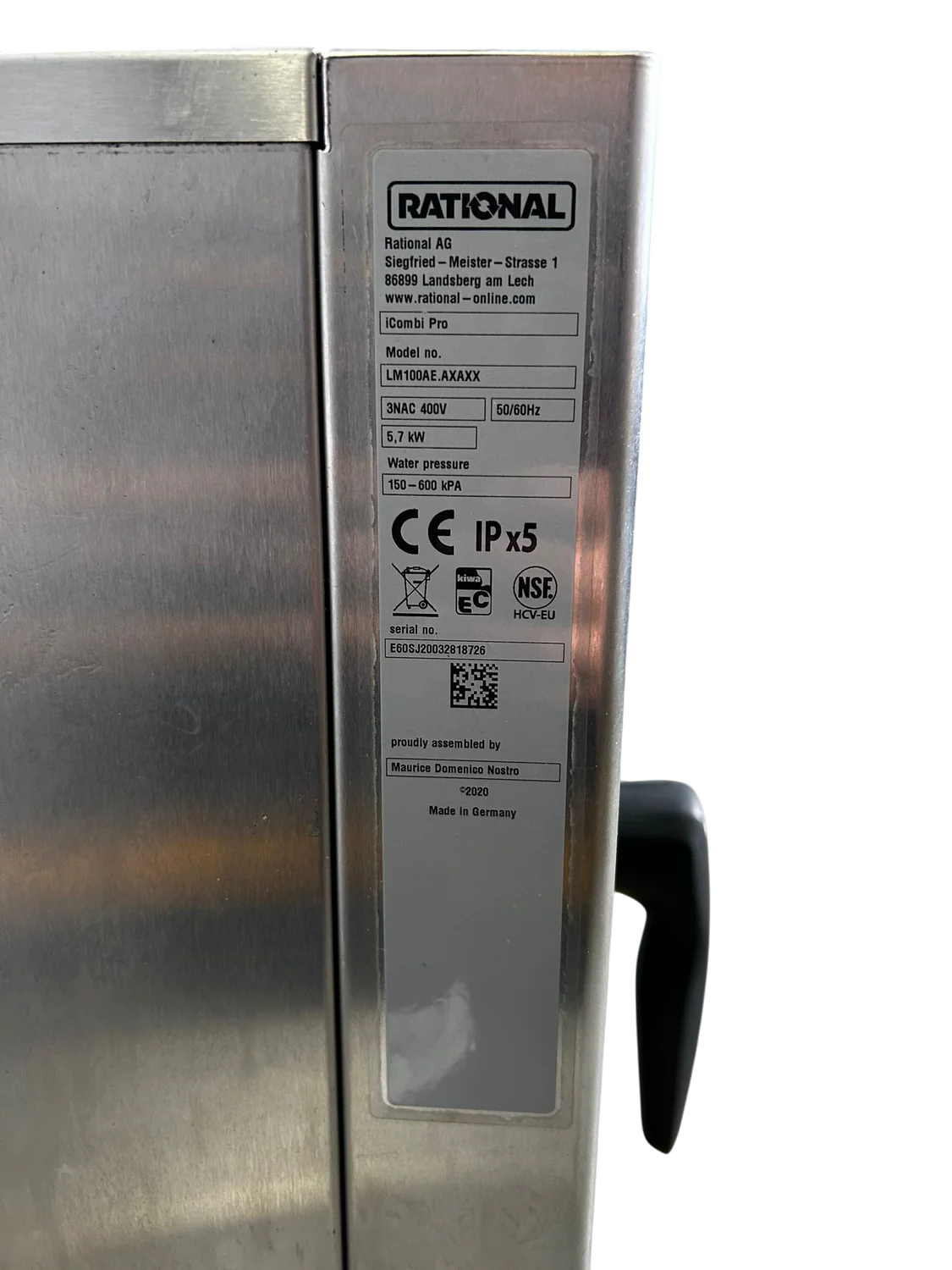 B-GRADE - Rational iCombi Pro XS Combi Oven - 3 Phase Electric